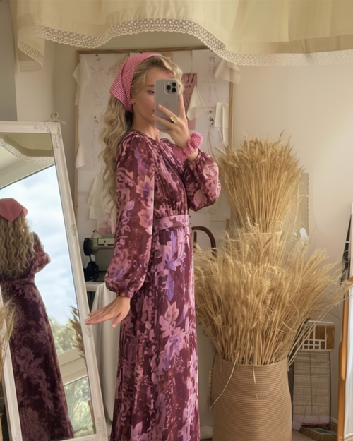 Nelya Printed Maxi Dress