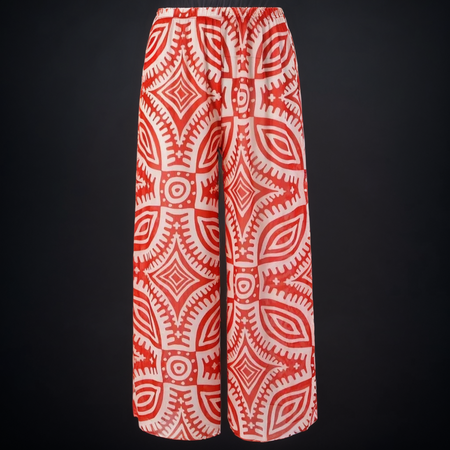 Nemo Swimsuit - flat-lay product shot, red - Miss Mosa By Akanksha