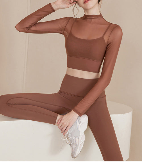 Niro Activewear Set In Brown