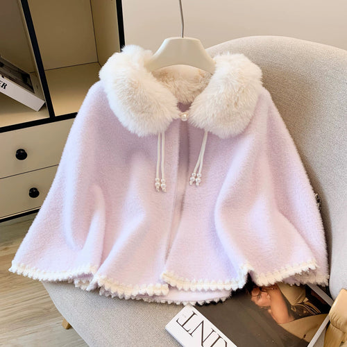 Noemi Luxe Fur Cape