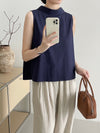 Norris Summer Top In Navy Blue - S