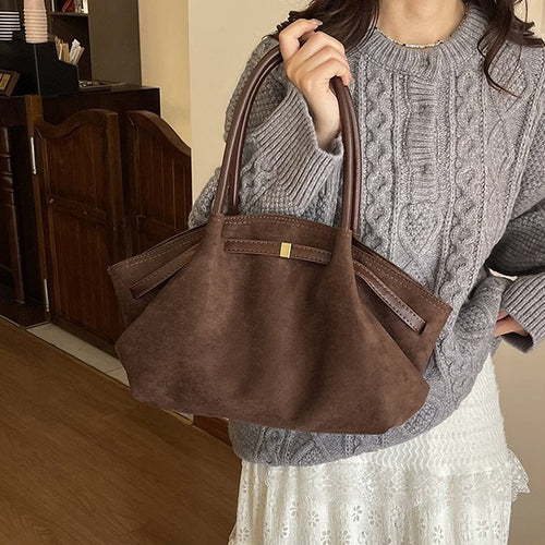 Bunny Suede Tote Bag