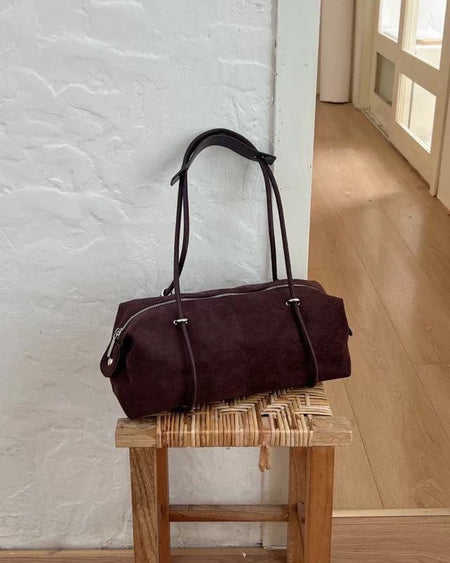 Quay Suede Shoulder Bag