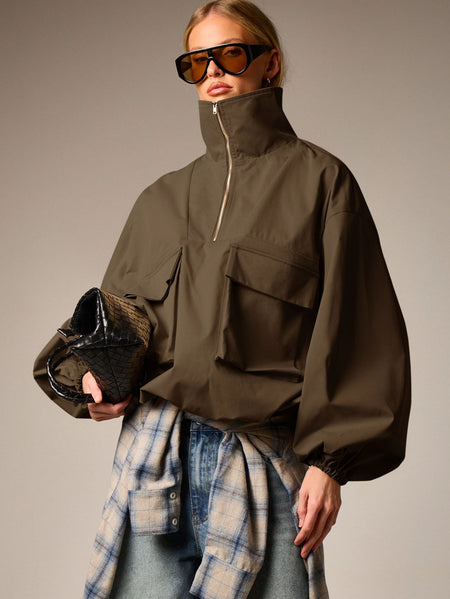 Otis Zipper Windbreaker Pullover