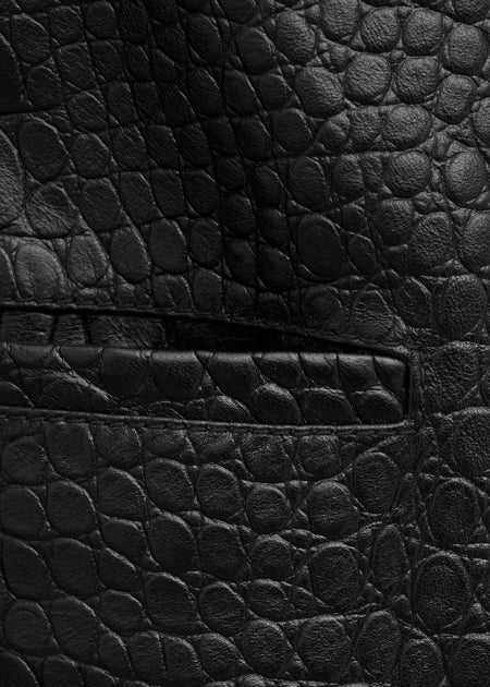 Cortina Leather Textured Jacket