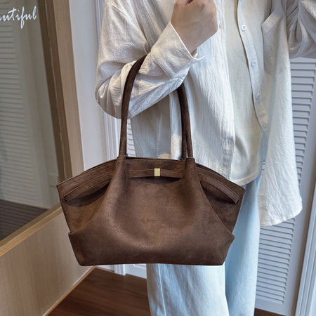 Bunny Suede Tote Bag