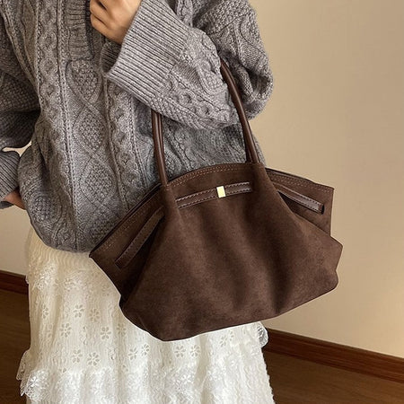 Bunny Suede Tote Bag