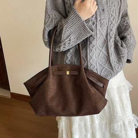 Bunny Suede Tote Bag