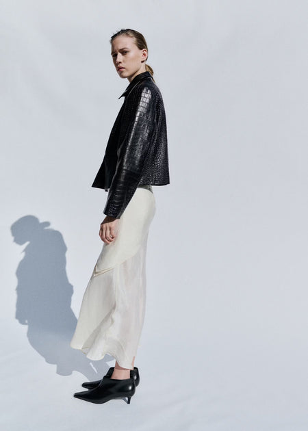 Cortina Leather Textured Jacket