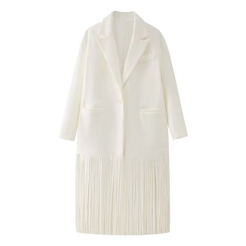 Millie Tassel Trench Coat