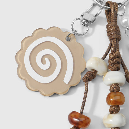 Boho Stone Bag Charm