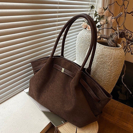 Bunny Suede Tote Bag