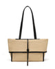 Pablo Canvas Tote Bag - front product shot, beige - Miss Mosa By Akanksha