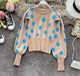 Polka Fanatic Sweaters - styled flat-lay shot, beige - Miss Mosa By Akanksha