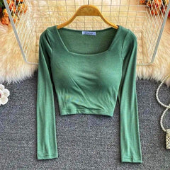 Port Summer Tops with Inbuilt Bra - front shot on hanger, green - Miss Mosa By Akanksha