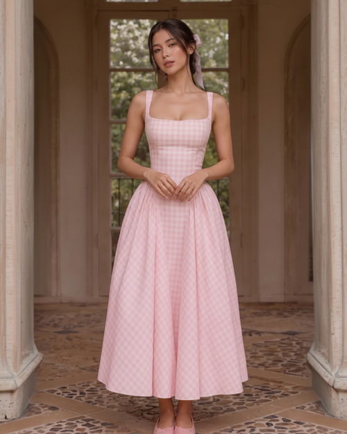 Pricillia Drop Waist Midi Dress