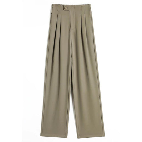 Redra Buttoned High Waist Pants