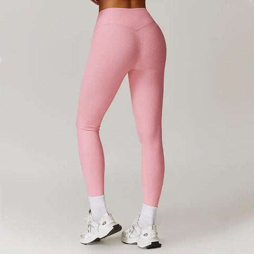 Remmy  Slimming Premium Gymwear Leggings In Pink