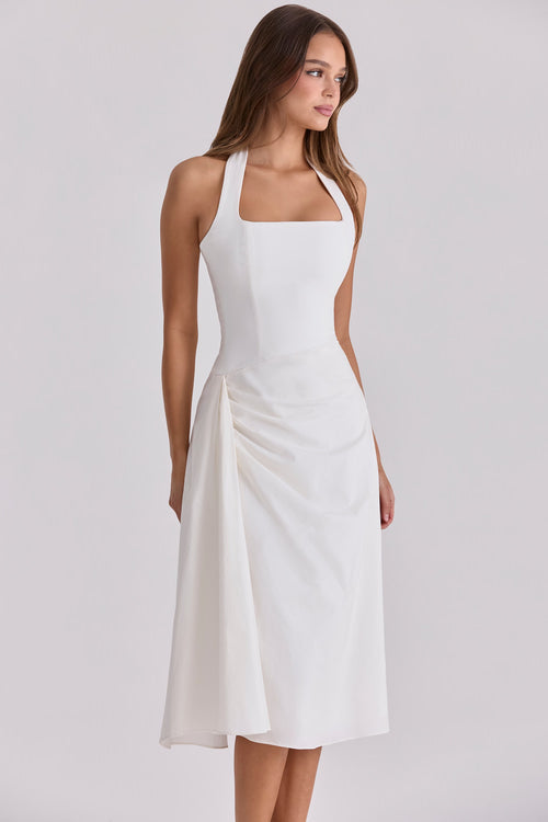 Riley Halterneck Midi Dress