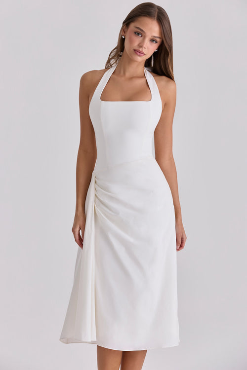 Riley Halterneck Midi Dress