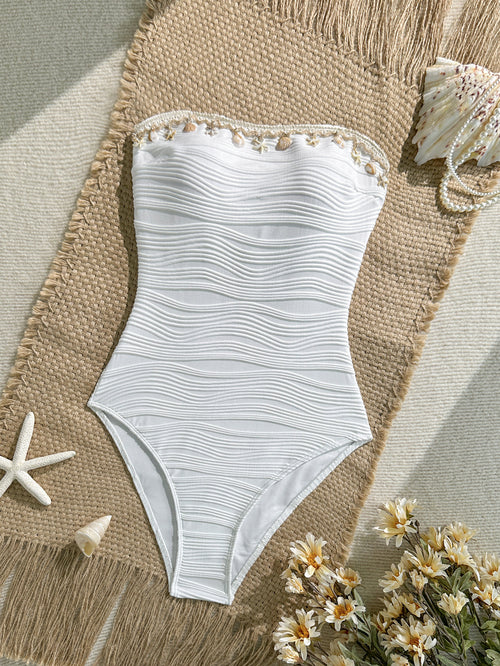 Rio 1Pc Lace Shell Swimsuit