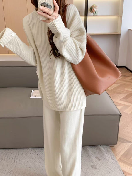 Rio Luxe Winter Coord Set - Tracksuit - flat-lay shot of coord set on hanger, black - Miss Mosa By Akanksha