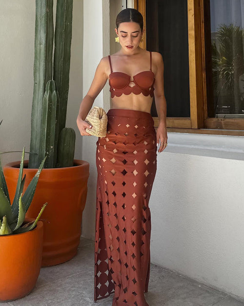 Romeo 2 pcs Swimsuit With Skirt