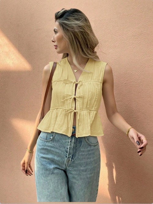 Romilly Knot Layered Top