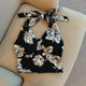Roots Halterneck Summer Top - styled flat-lay shot, multicolour - Miss Mosa By Akanksha