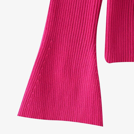 Roseline Heart Statement Top - close-up of flared cuff, pink - Miss Mosa By Akanksha