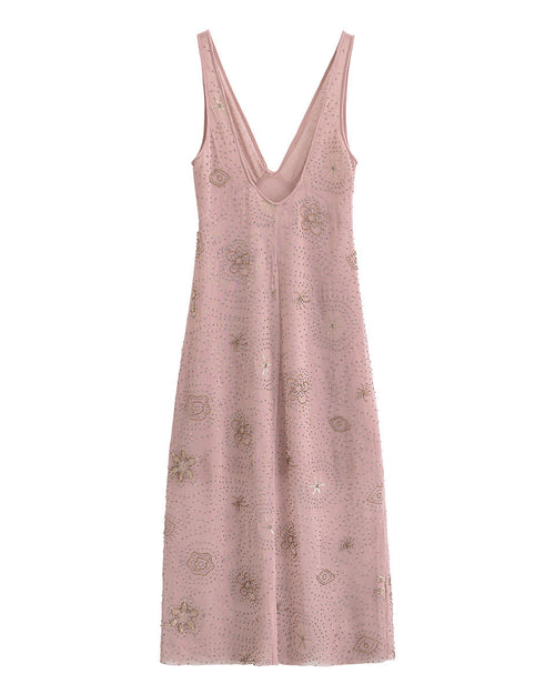 Roza Sequin Midi Dress