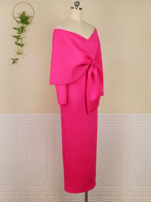 Rozovo Ruffled Dress In Pink