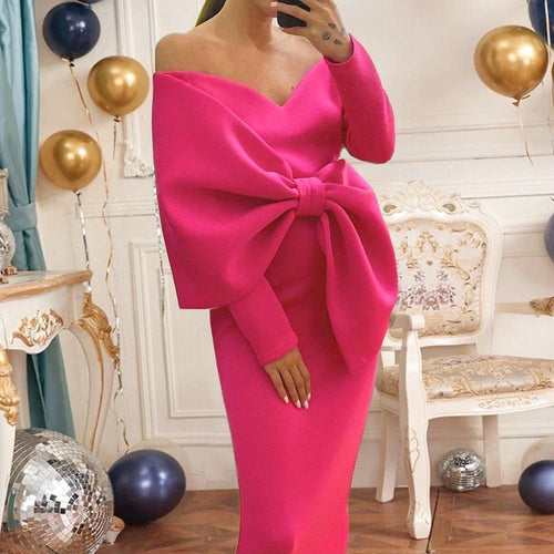 Rozovo Ruffled Dress In Pink