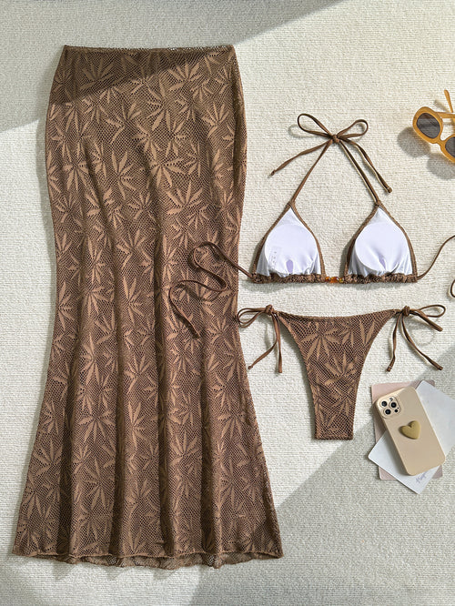 Ruben 2 Pcs Swimsuit With Maxi Skirt