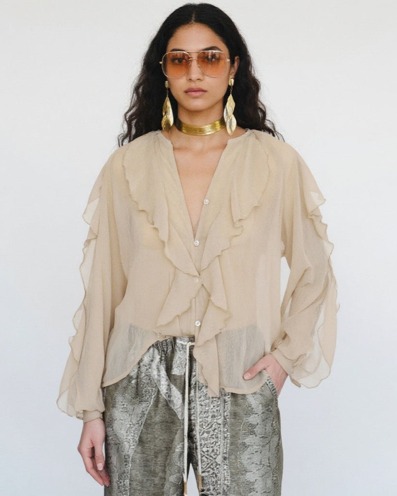 Discover Ruffle Tops for Women Online