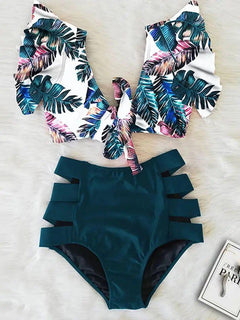 Shay Summer Bikini - flat-lay product shot, multicolour - Miss Mosa By Akanksha