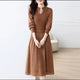 Sherrica Vintage Hollow Out Midi Dress