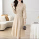 Sherrica Vintage Hollow Out Midi Dress