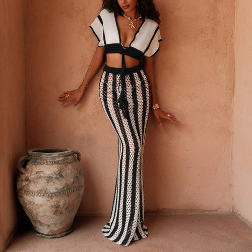 Sikoy Crochet Holiday Coord - Resortwear In White