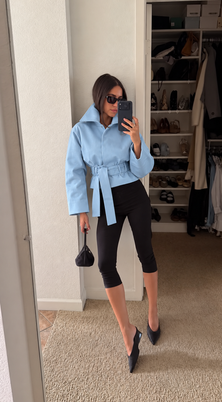 Ridley Windbreaker Jacket With Belt