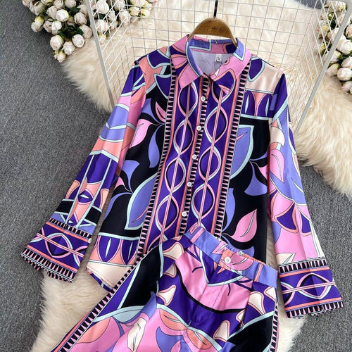 Skye Abstract Coord Set In Multicolor