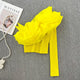 Skyla One Shoulder Top - styled flat-lay shot, yellow - Miss Mosa By Akanksha