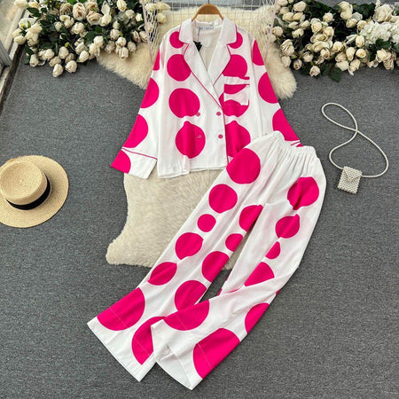 Sloane Summer Coord Set - styled flat-lay shot, pink - Miss Mosa By Akanksha
