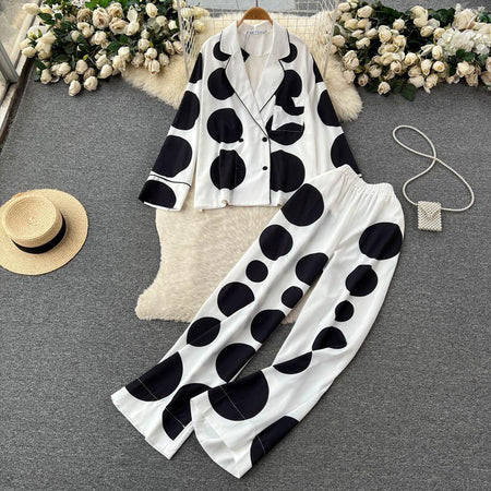 Sloane Summer Coord Set - styled flat-lay shot, black - Miss Mosa By Akanksha