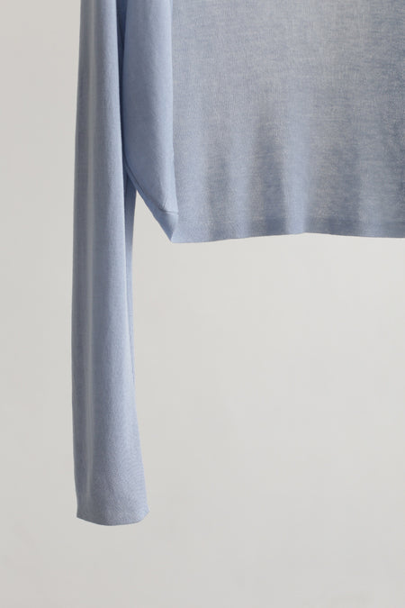 Sotsel Statement Summer Shrugs - close-up of fabric texture, blue - Miss Mosa By Akanksha