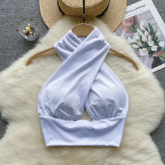 Suko Summer Tops with Inbuilt Bra - styled flat-lay shot, white - Miss Mosa By Akanksha
