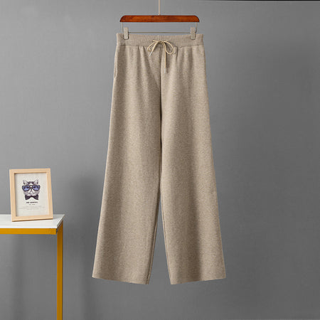 Suzzie Luxe Winter Coord Set - flat-lay product shot, oatmeal beige - Miss Mosa By Akanksha
