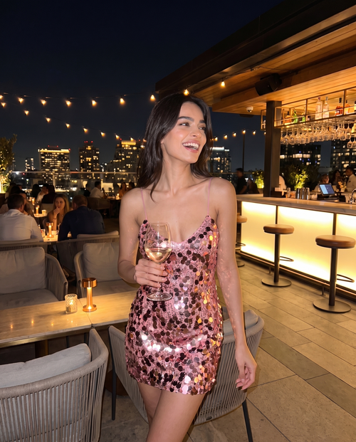 Tara Sequin Mini Dress
