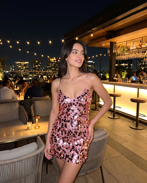 Tara Sequin Mini Dress