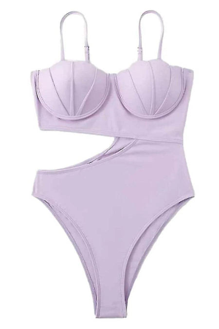 The Mermaid Luxe Swimsuit - Lilac - flat-lay product shot, lilac - Miss Mosa By Akanksha